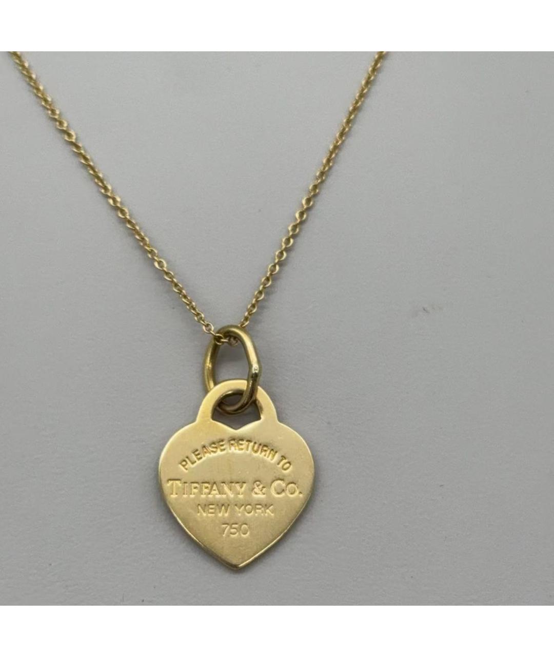 TIFFANY&CO Золотая подвеска, фото 2