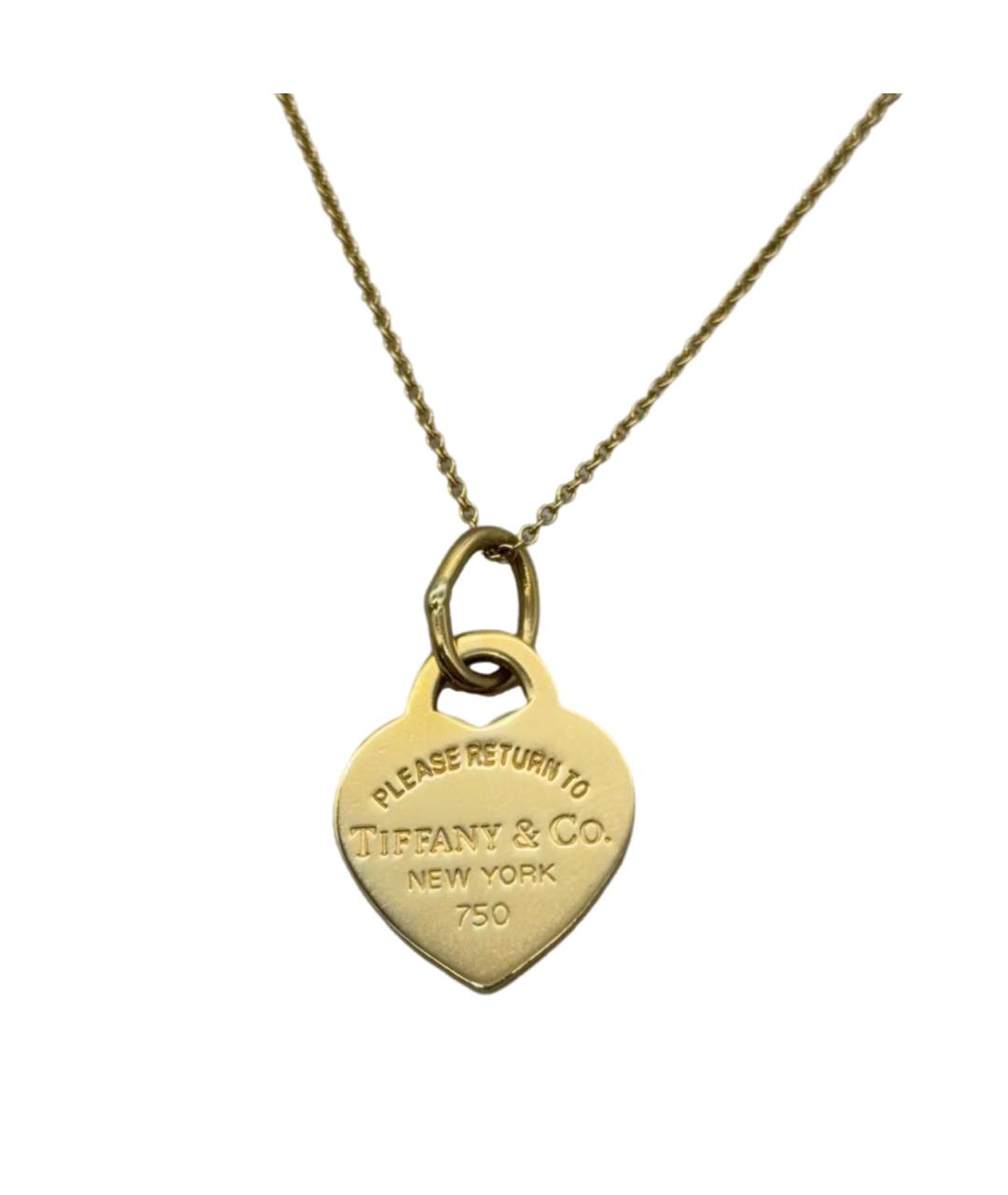 TIFFANY&CO Золотая подвеска, фото 5