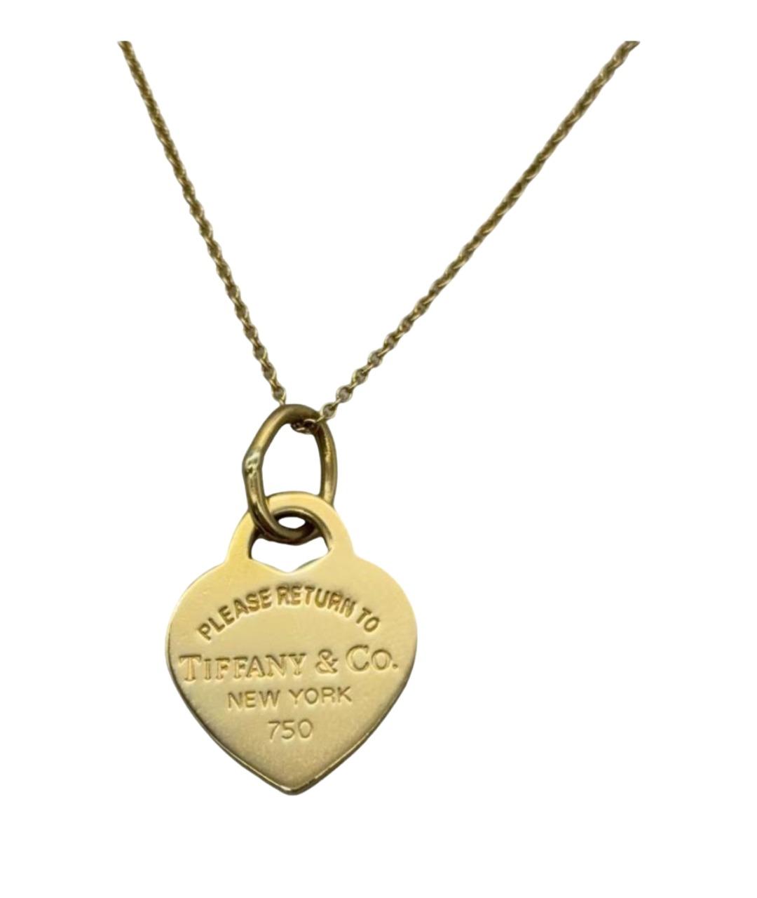 TIFFANY&CO Золотая подвеска, фото 1