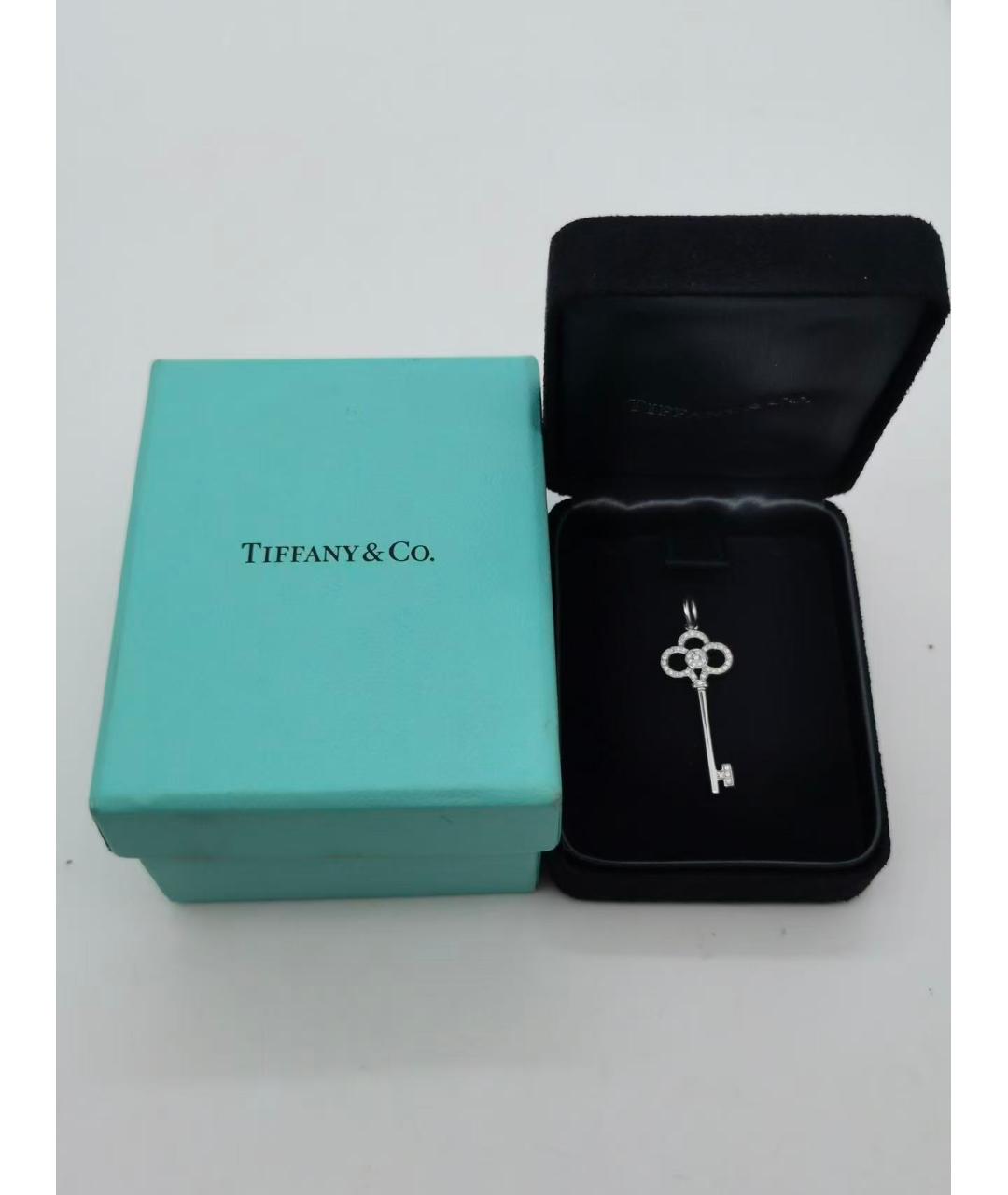 TIFFANY&CO Серебрянный кулон из белого золота, фото 3