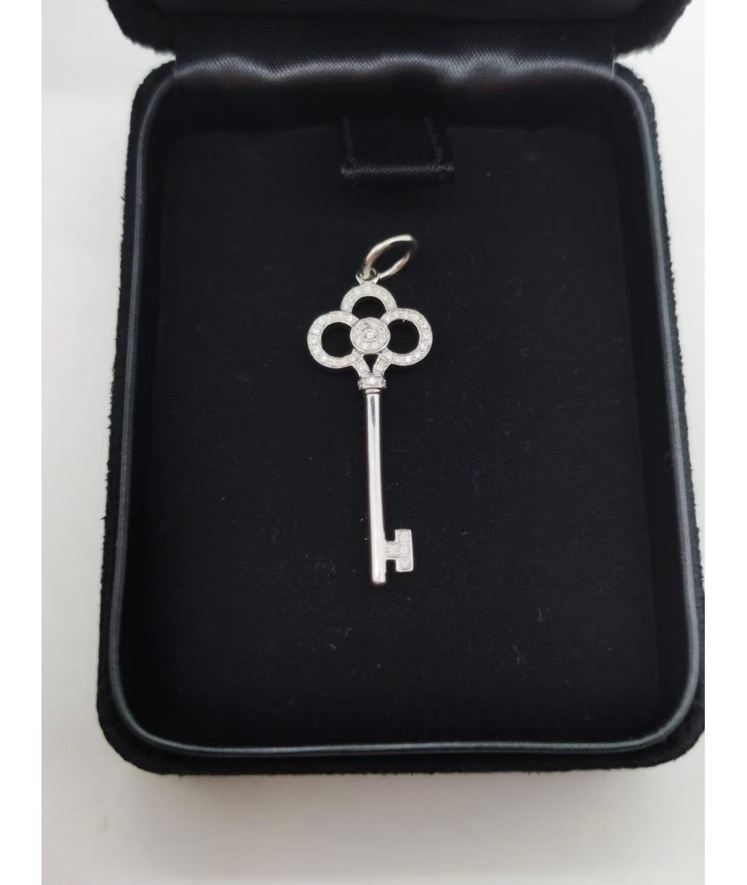 TIFFANY&CO Серебрянный кулон из белого золота, фото 2