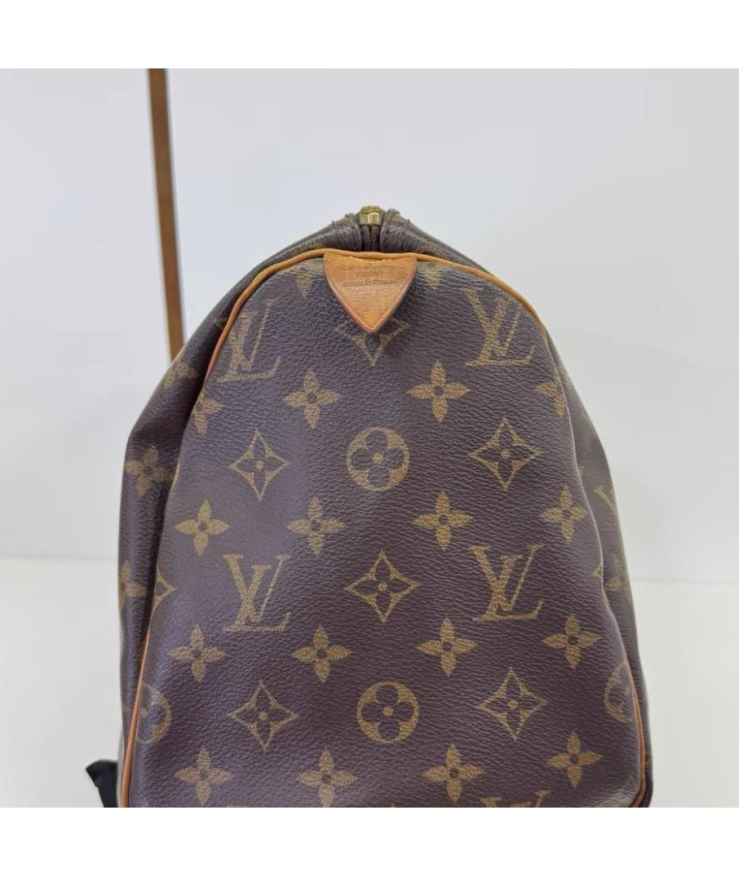 LOUIS VUITTON Коричневая сумка с короткими ручками, фото 2