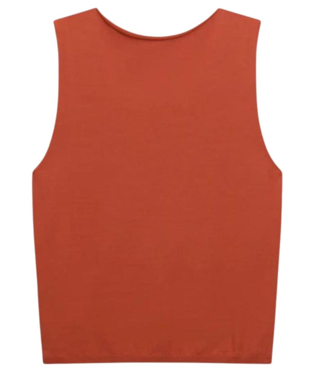 LIVIANA CONTI Оранжевая вискозная блузы, фото 1