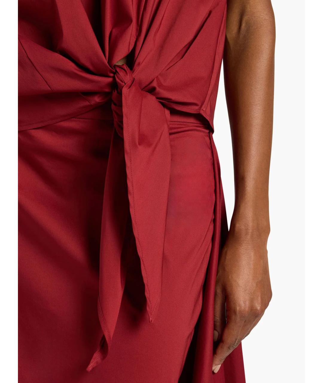 LIVIANA CONTI Красная хлопковая блузы, фото 4