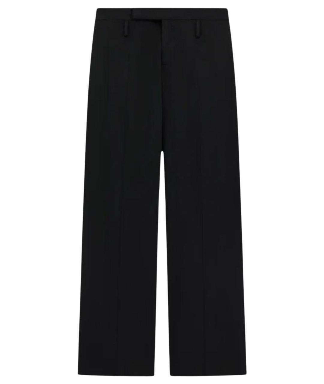 LIVIANA CONTI Черные вискозные прямые брюки, фото 1