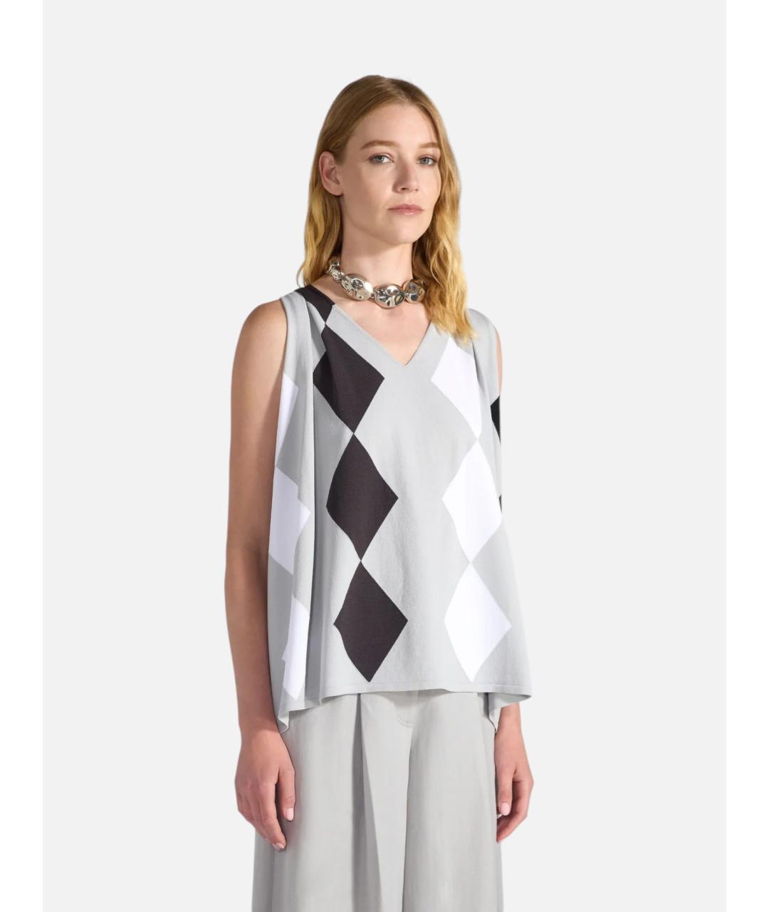 LIVIANA CONTI Мульти вискозная майка, фото 5