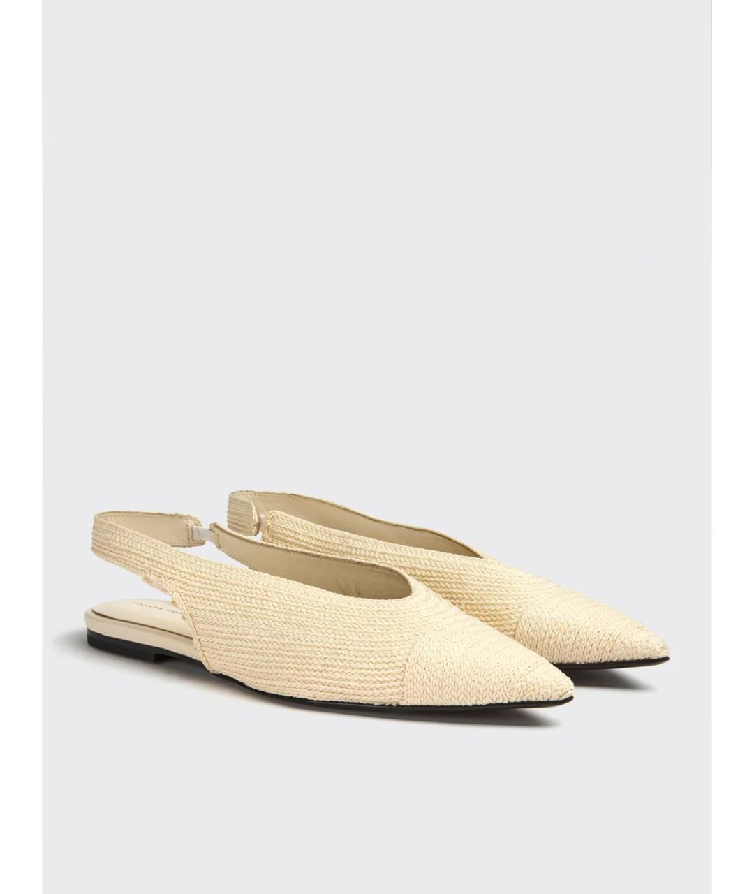 LIVIANA CONTI Бежевые текстильные туфли, фото 2