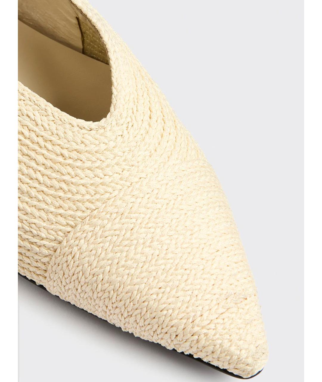 LIVIANA CONTI Бежевые текстильные туфли, фото 4