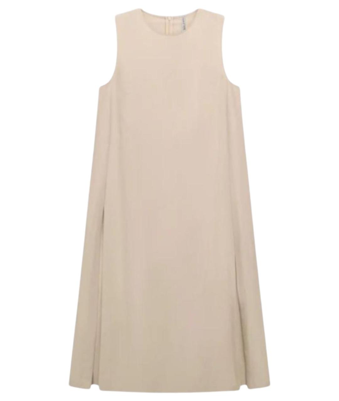 LIVIANA CONTI Бежевый вискозный жилет, фото 1