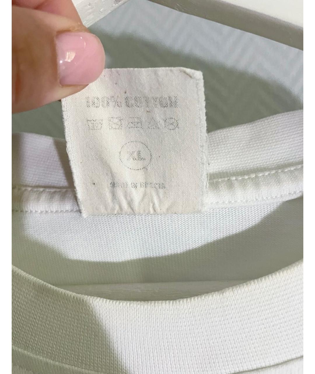 PLANTA ROSA Белая хлопковая футболка, фото 3