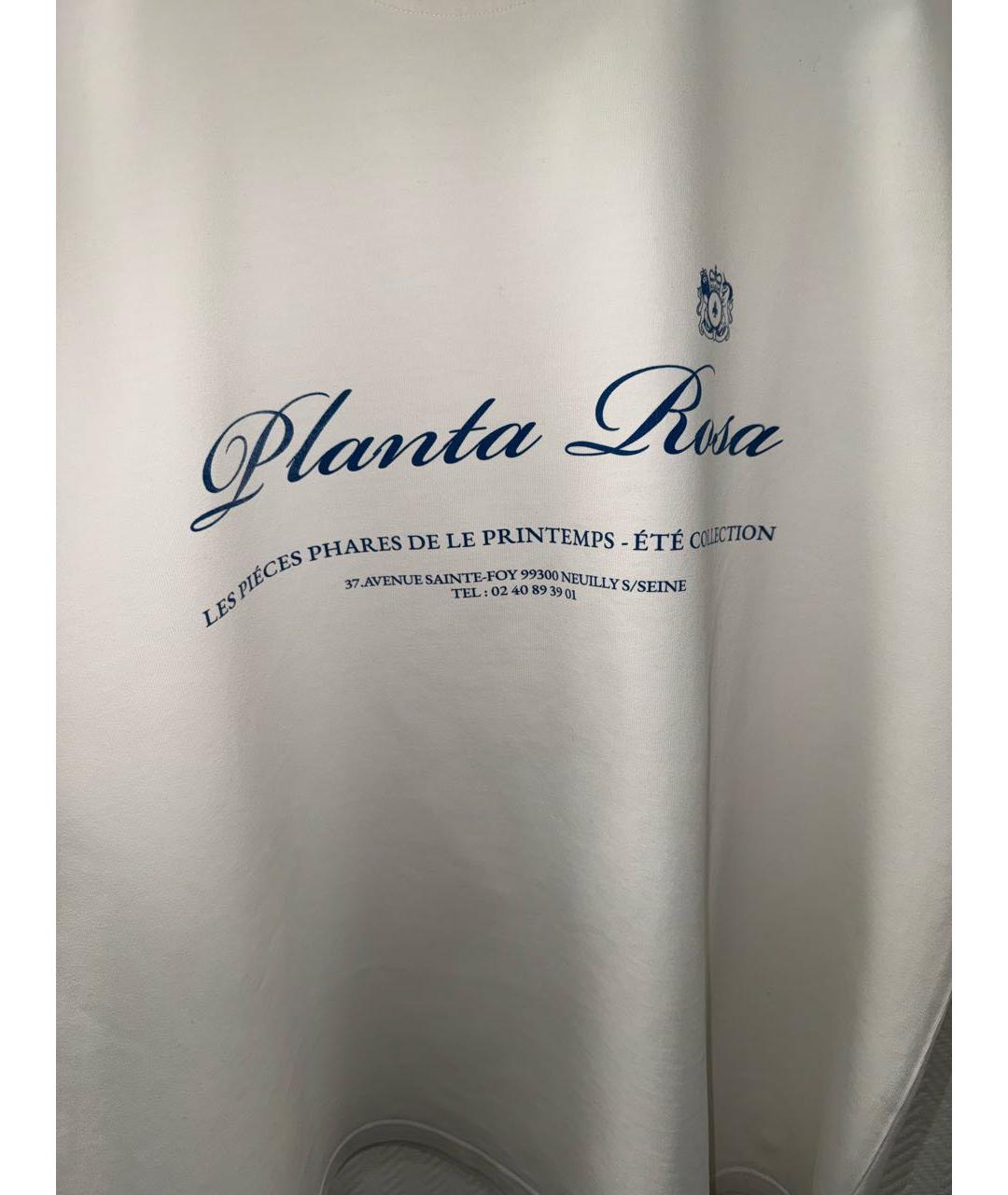 PLANTA ROSA Белая хлопковая футболка, фото 2