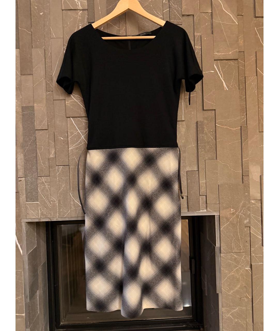 GUCCI Черное шерстяное повседневное платье, фото 3