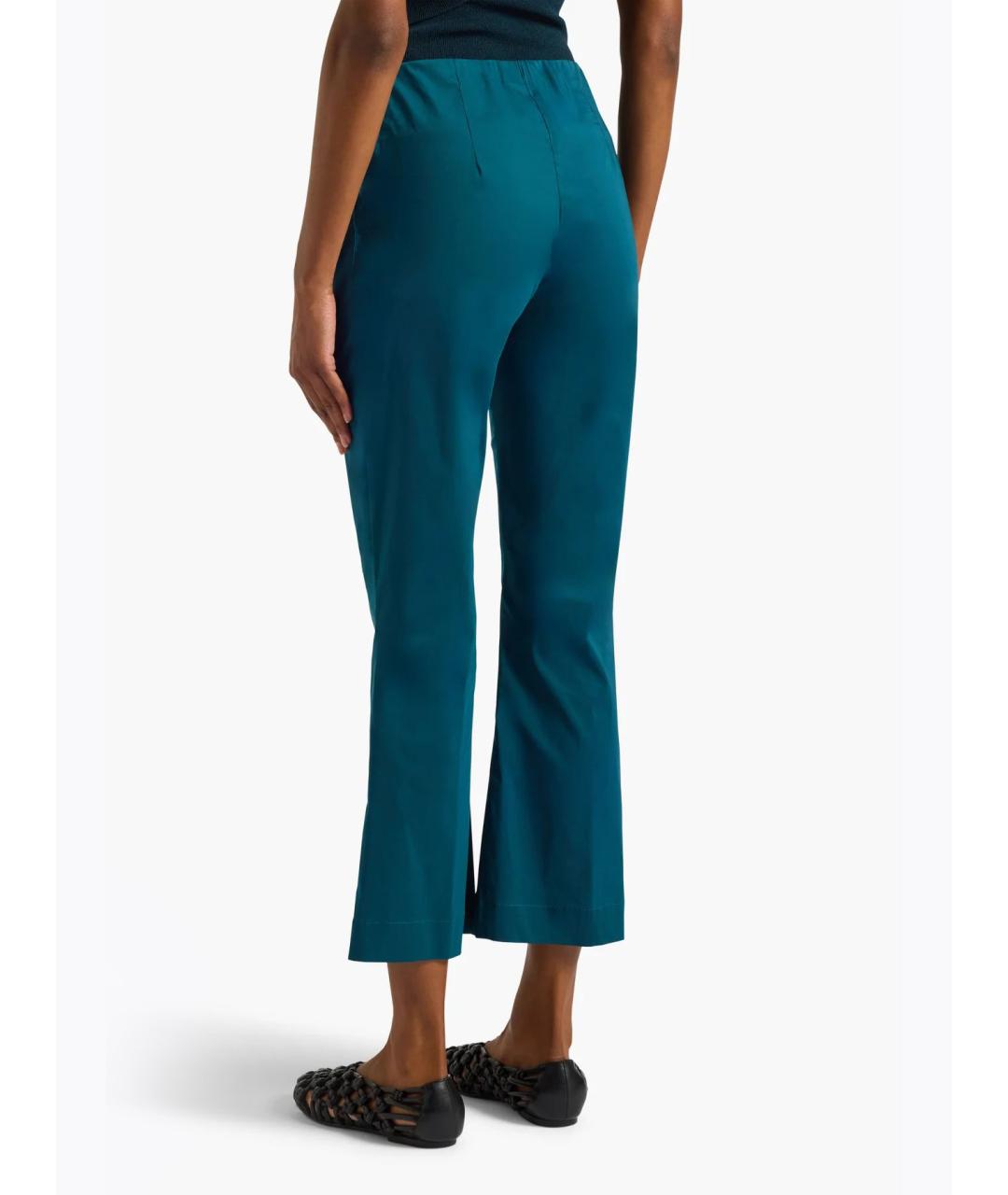 LIVIANA CONTI Зеленые прямые брюки, фото 3