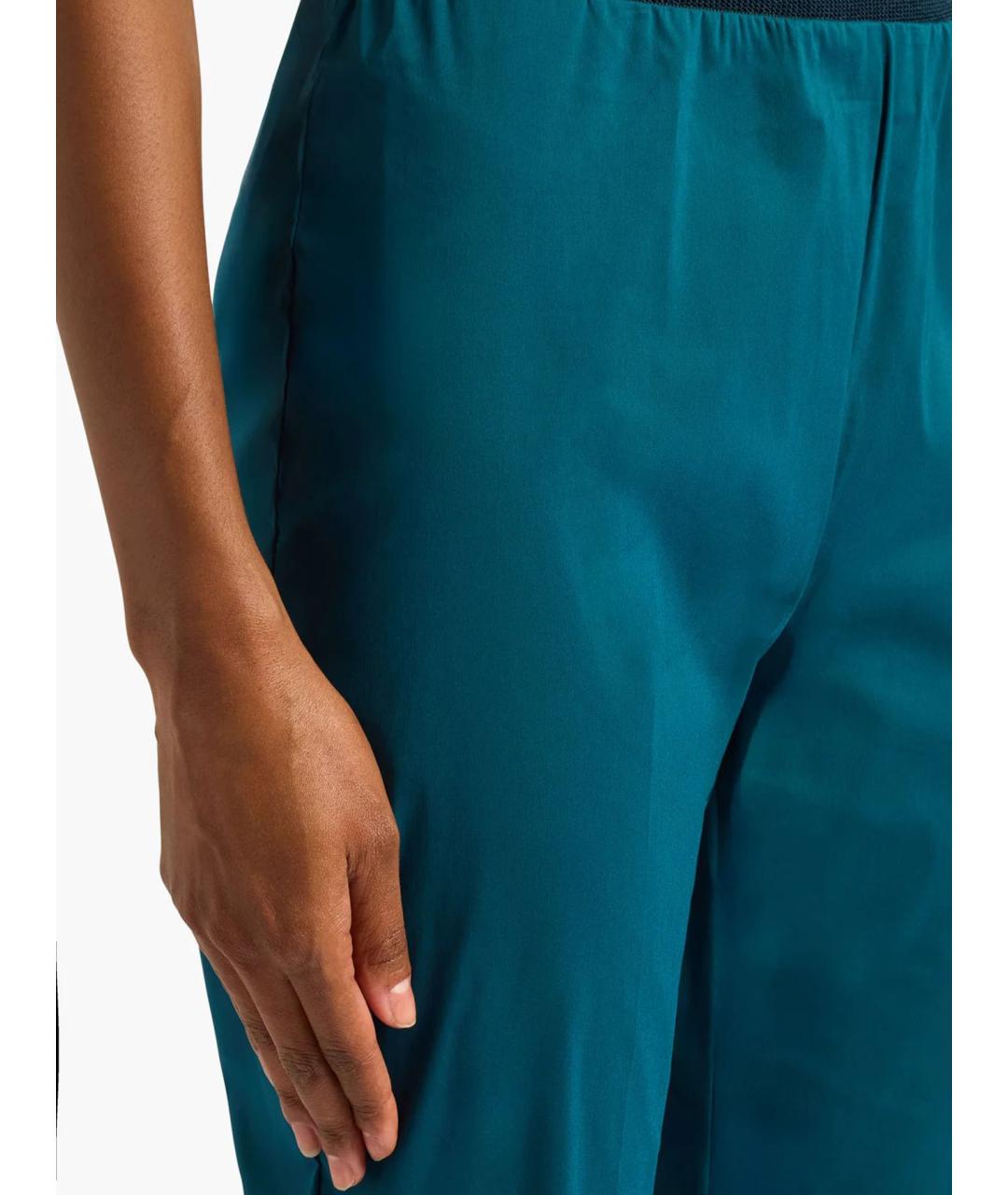 LIVIANA CONTI Зеленые прямые брюки, фото 4