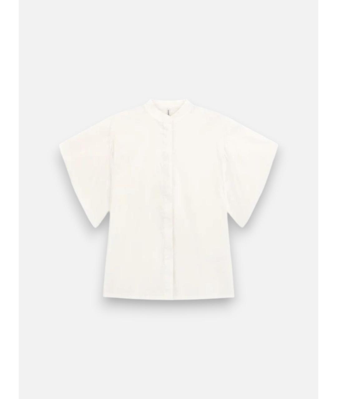 LIVIANA CONTI Белая хлопковая рубашка, фото 6