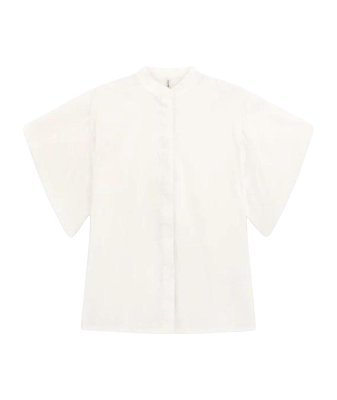 LIVIANA CONTI Белая хлопковая рубашка, фото 1