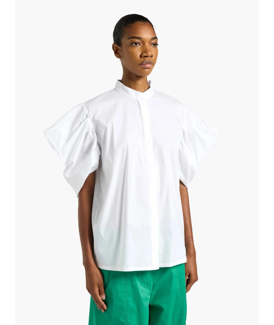 LIVIANA CONTI Белая хлопковая рубашка, фото 3