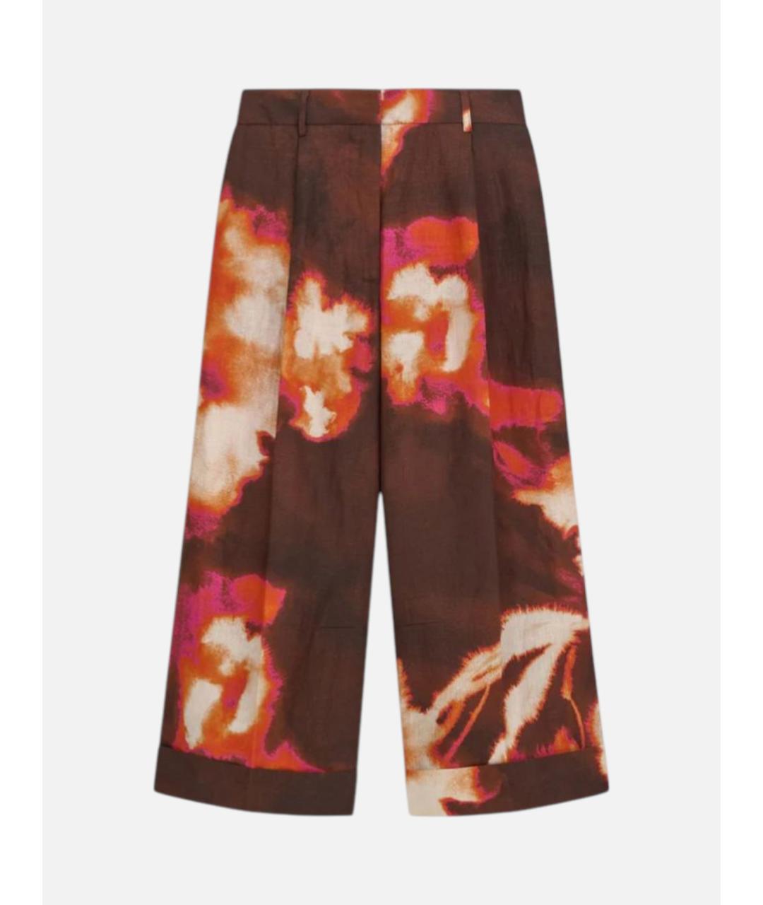 LIVIANA CONTI Мульти льняные прямые брюки, фото 6