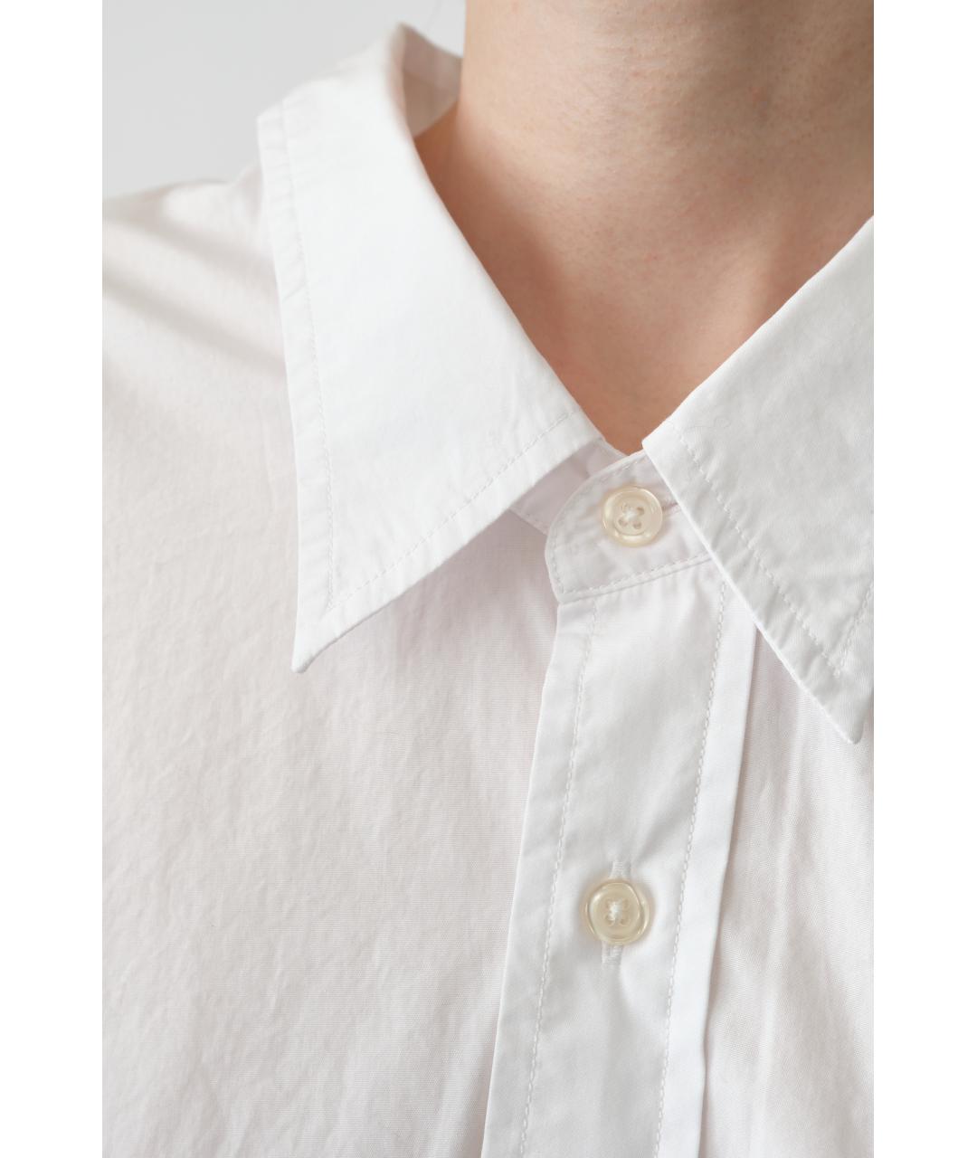 R13 Белая хлопковая рубашка, фото 5