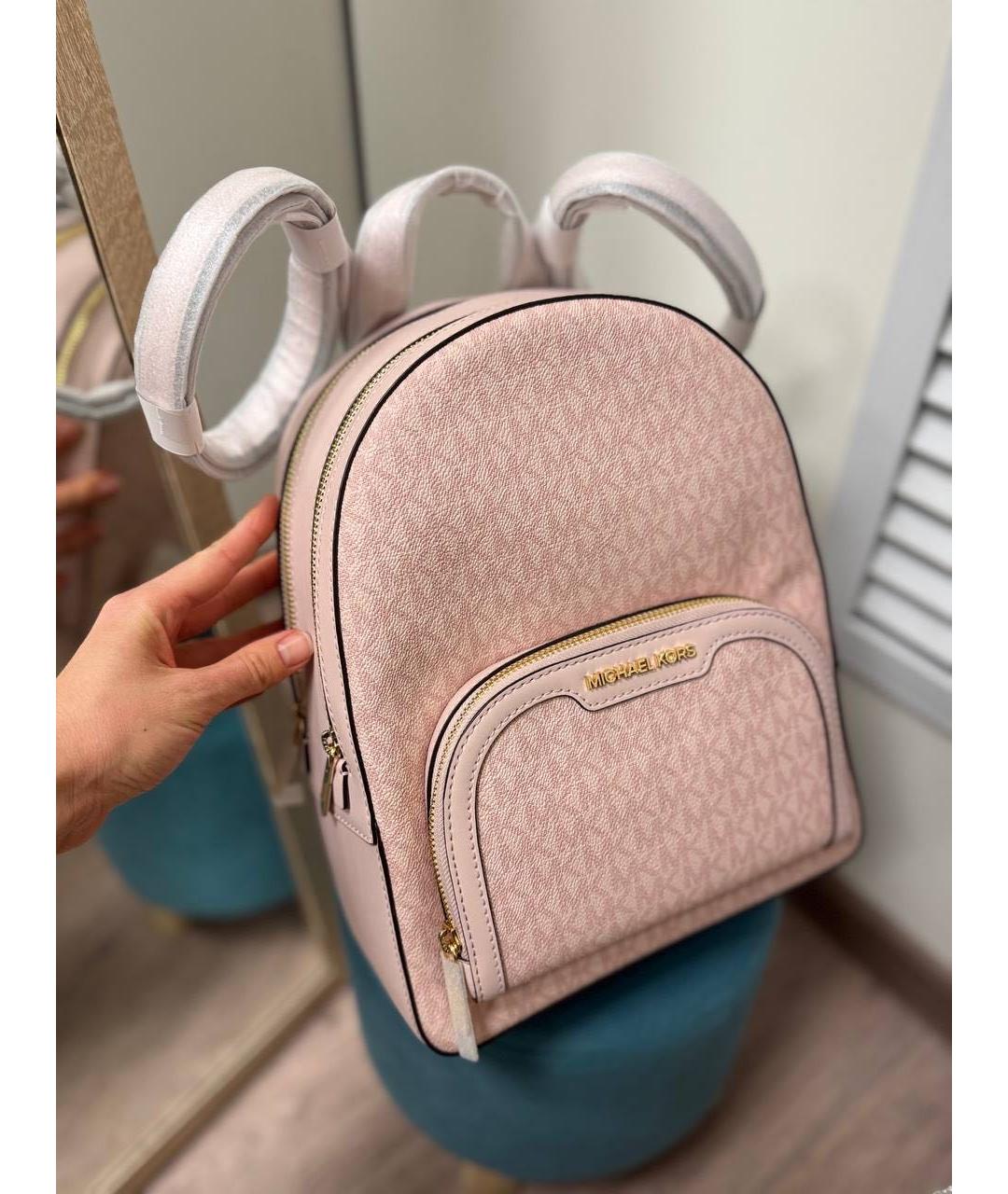 MICHAEL KORS Розовый рюкзак, фото 2