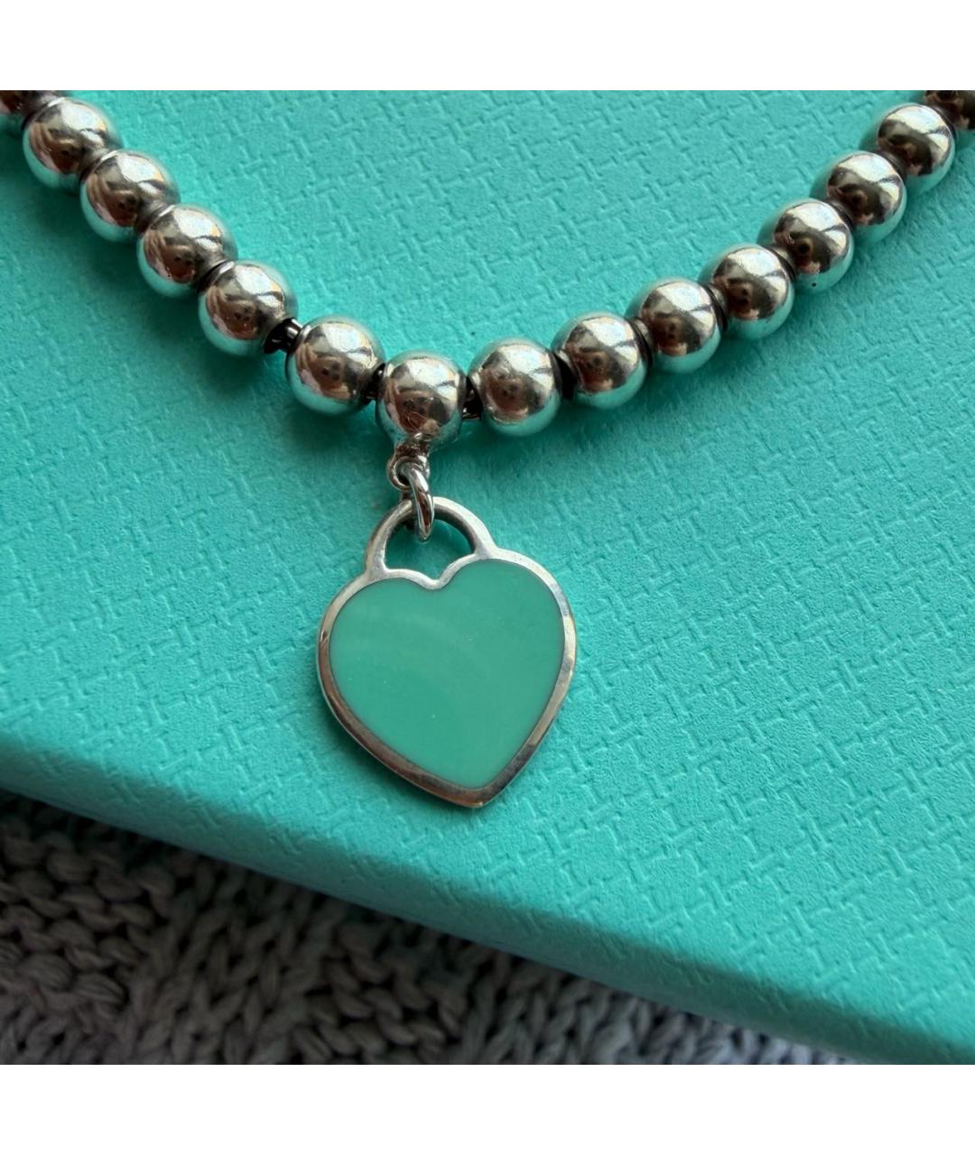 TIFFANY&CO Серебрянный серебряный браслет, фото 3