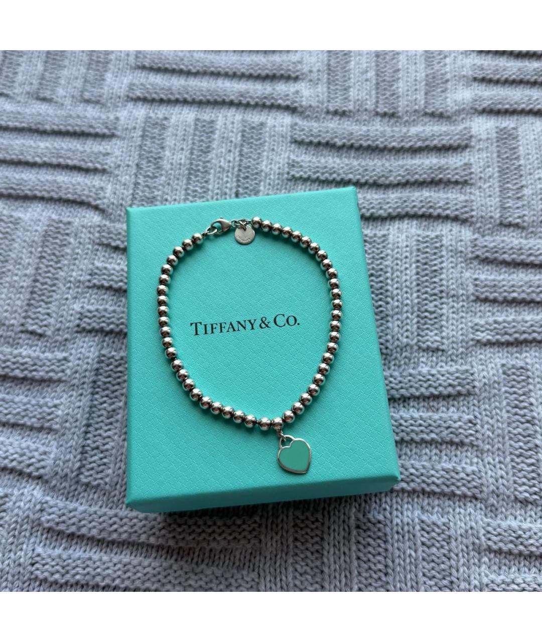 TIFFANY&CO Серебрянный серебряный браслет, фото 9