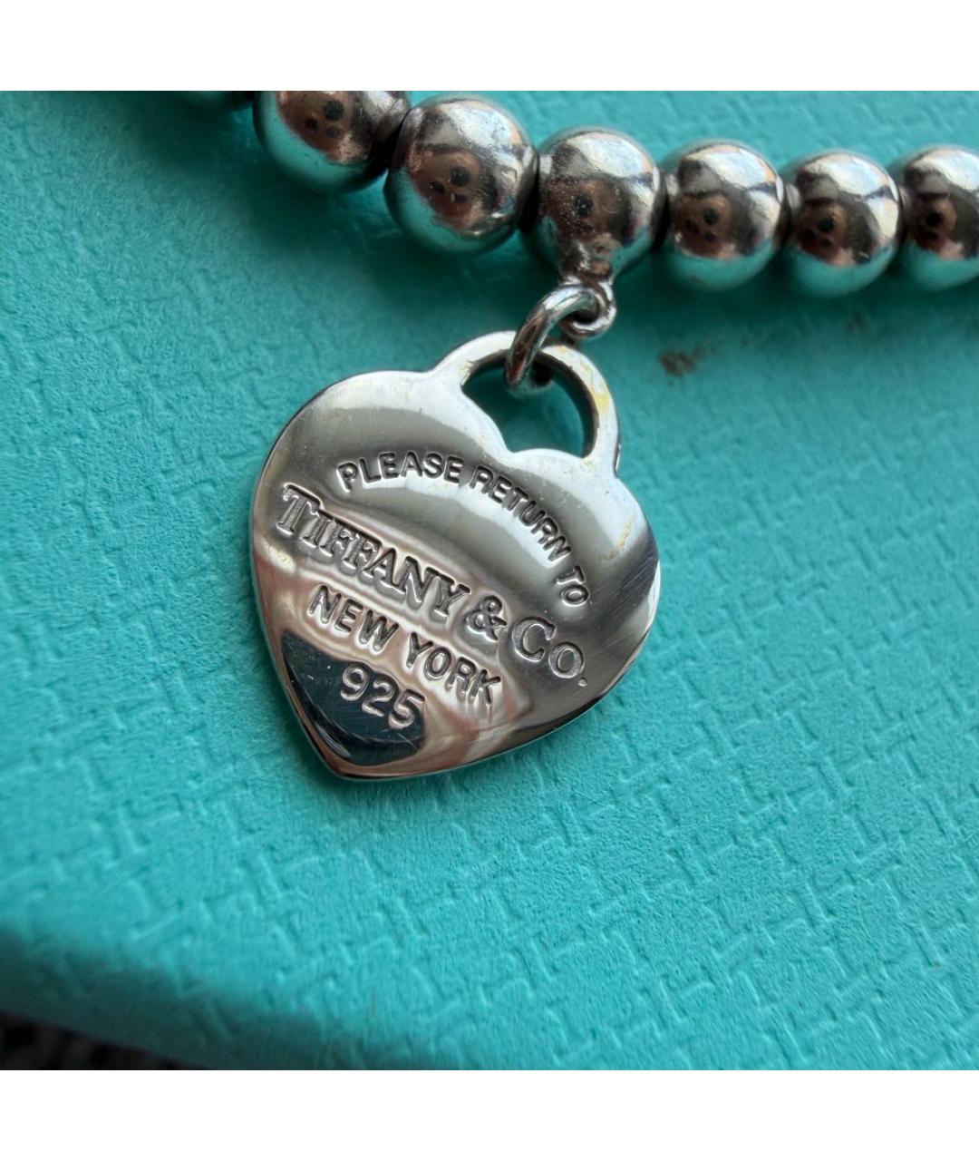 TIFFANY&CO Серебрянный серебряный браслет, фото 6