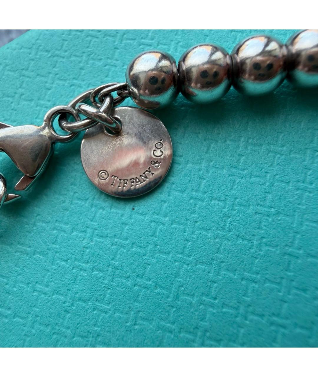 TIFFANY&CO Серебрянный серебряный браслет, фото 4