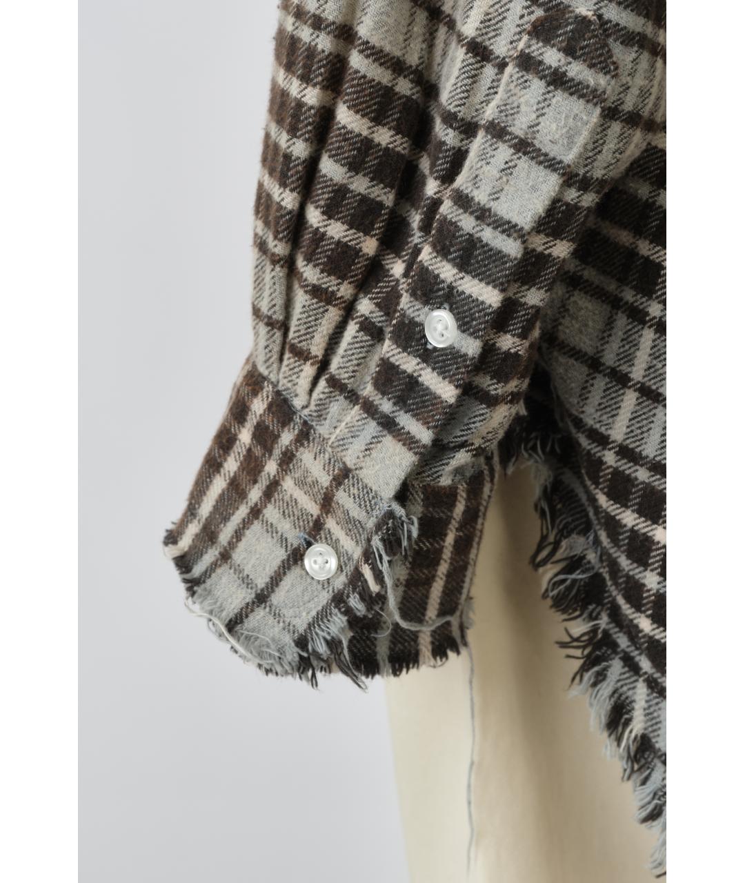 R13 Мульти шелковая рубашка, фото 7