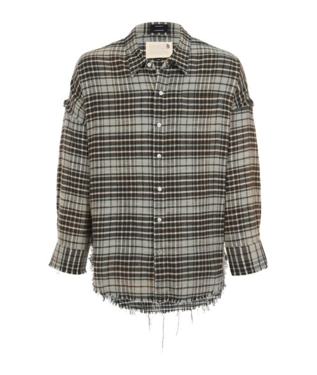 R13 Мульти шелковая рубашка, фото 1