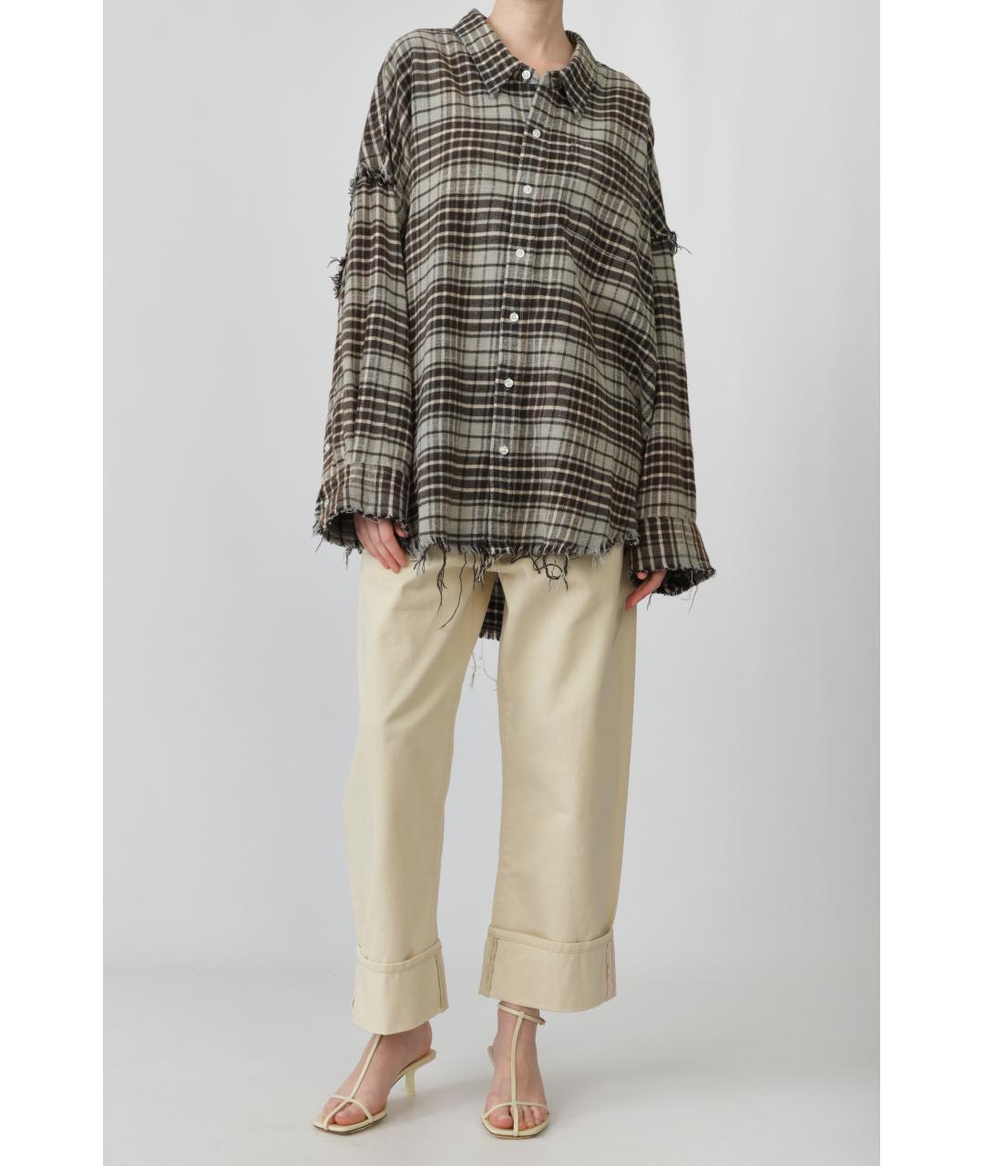 R13 Мульти шелковая рубашка, фото 2