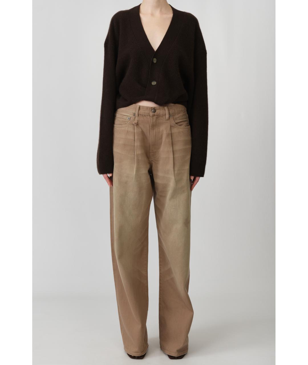 R13 Коричневый кашемировый кардиган, фото 7