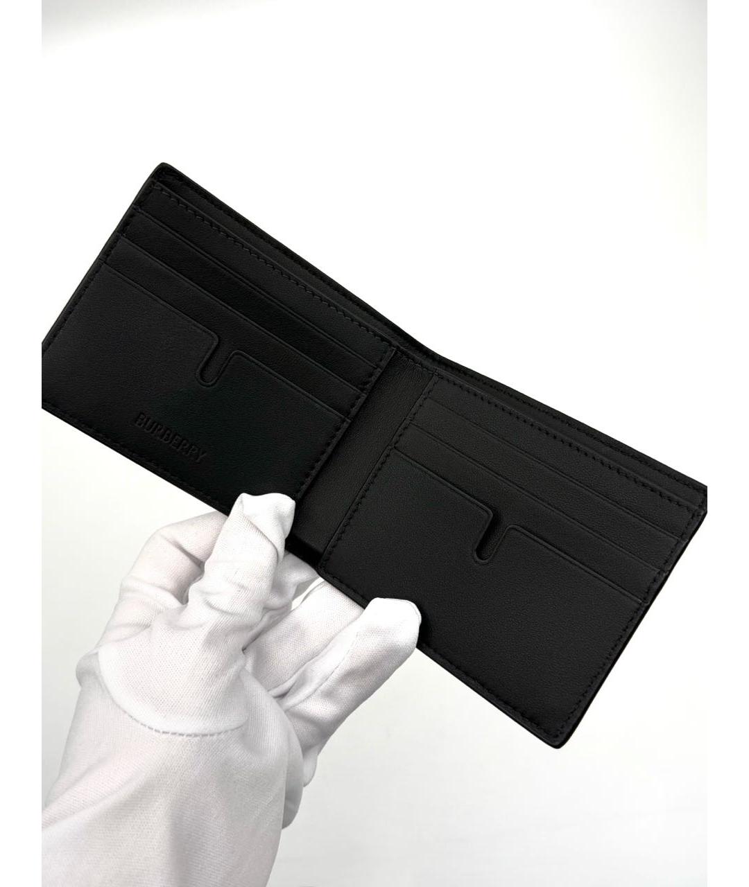 BURBERRY Красный кожаный кошелек, фото 3