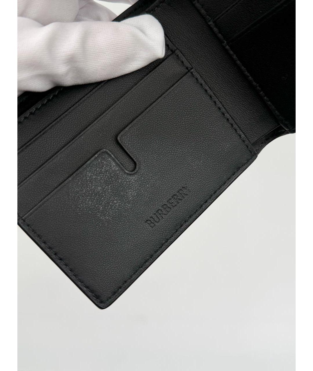 BURBERRY Красный кожаный кошелек, фото 4