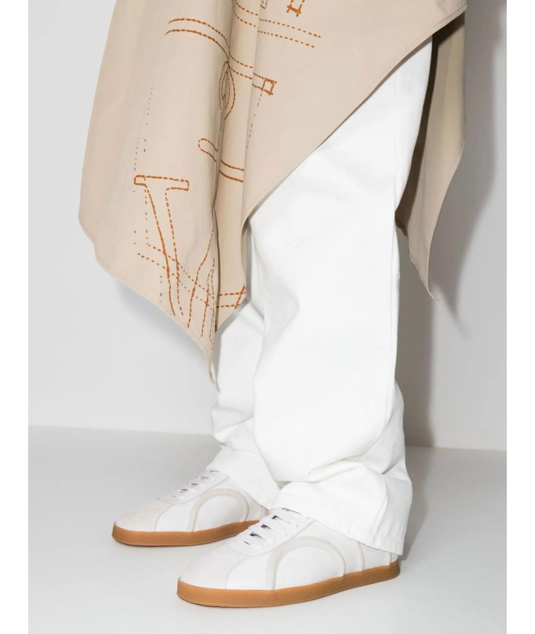 TOTEME Белые кожаные кеды, фото 7