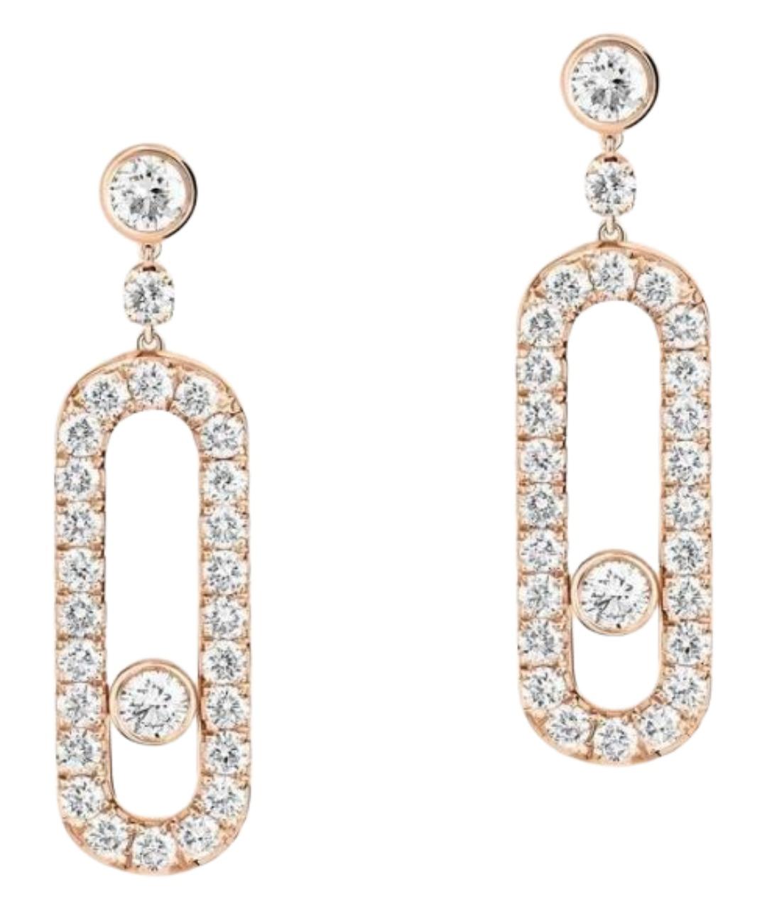 MESSIKA Розовые серьги из розового золота, фото 1