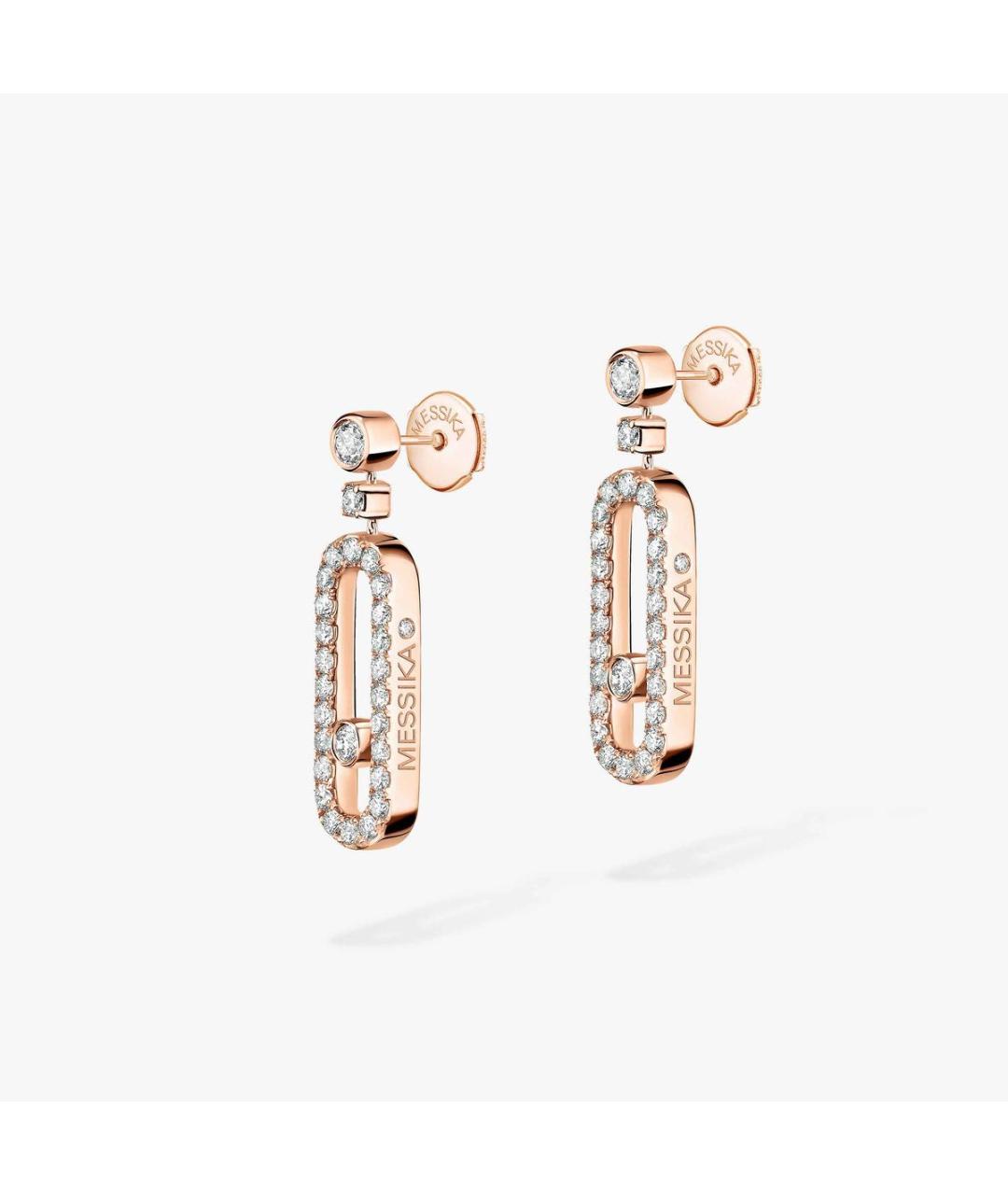 MESSIKA Розовые серьги из розового золота, фото 2