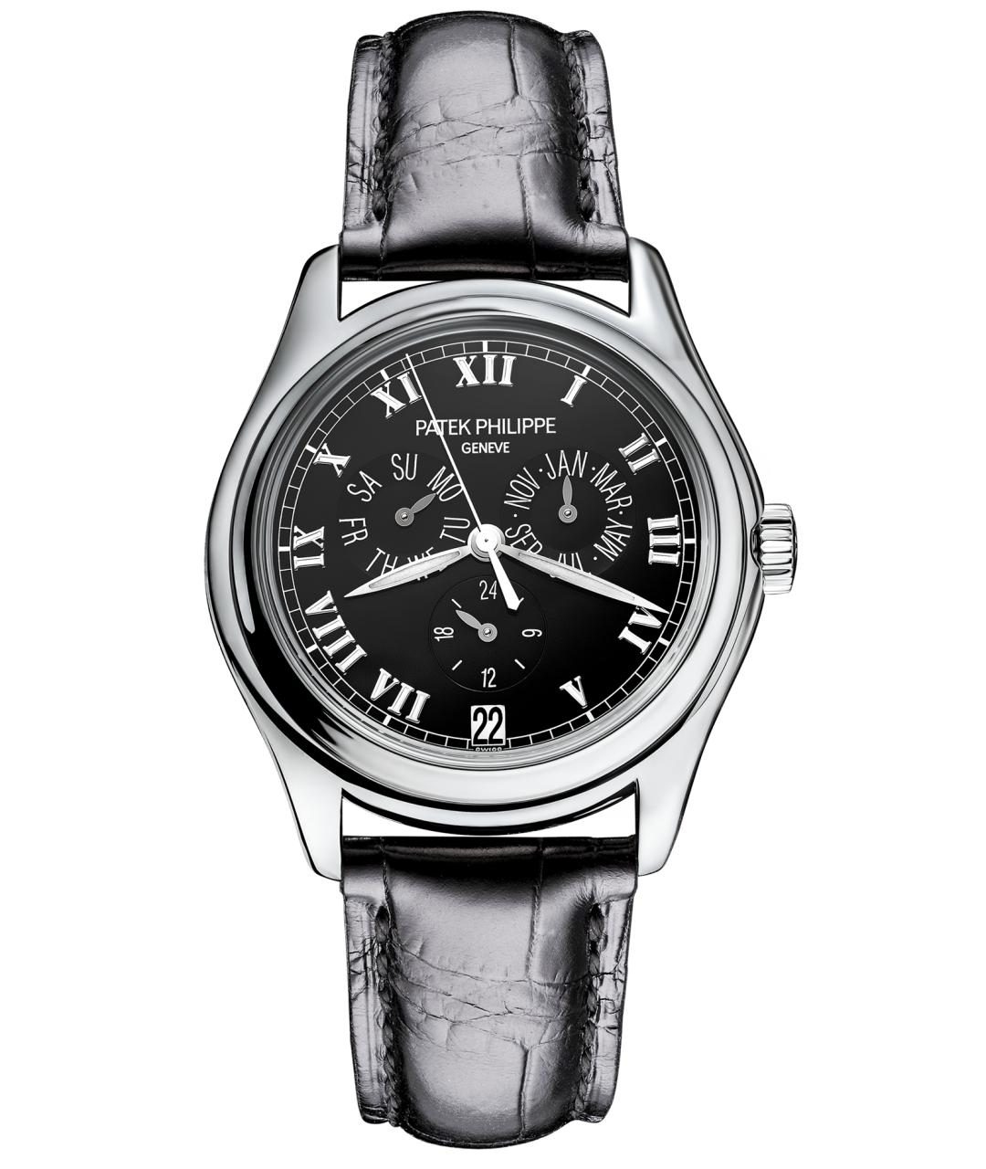 PATEK PHILIPPE Черные часы из белого золота, фото 1