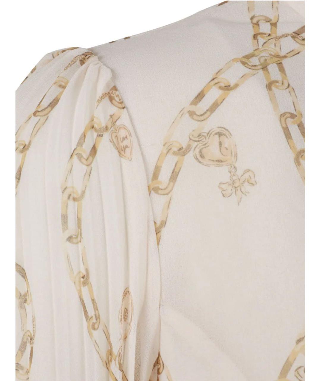 ZIMMERMANN Бежевая блузы, фото 2