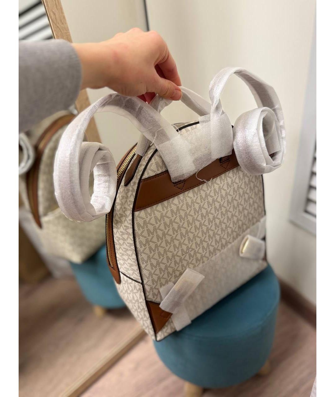 MICHAEL KORS Бежевый рюкзак, фото 5