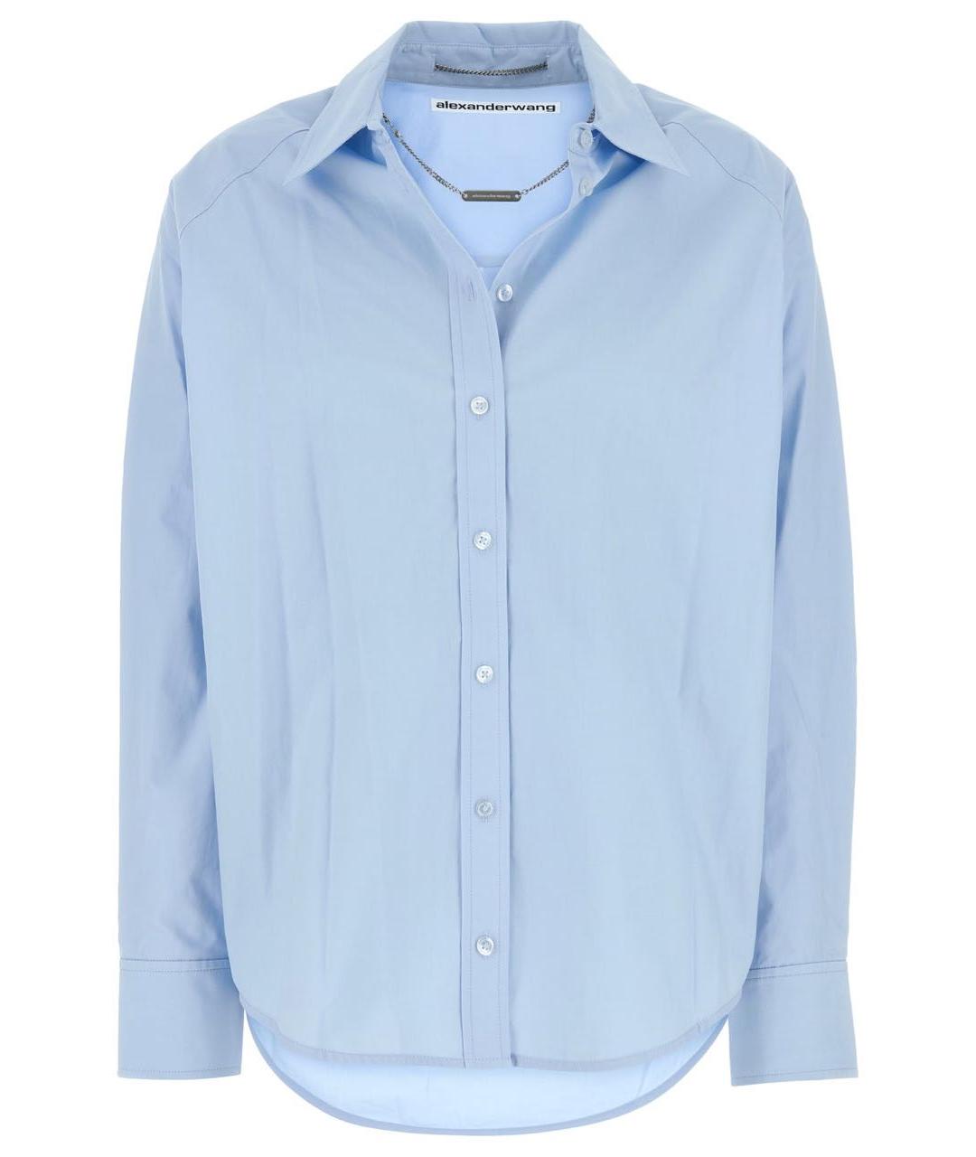 ALEXANDER WANG Голубая рубашка, фото 3