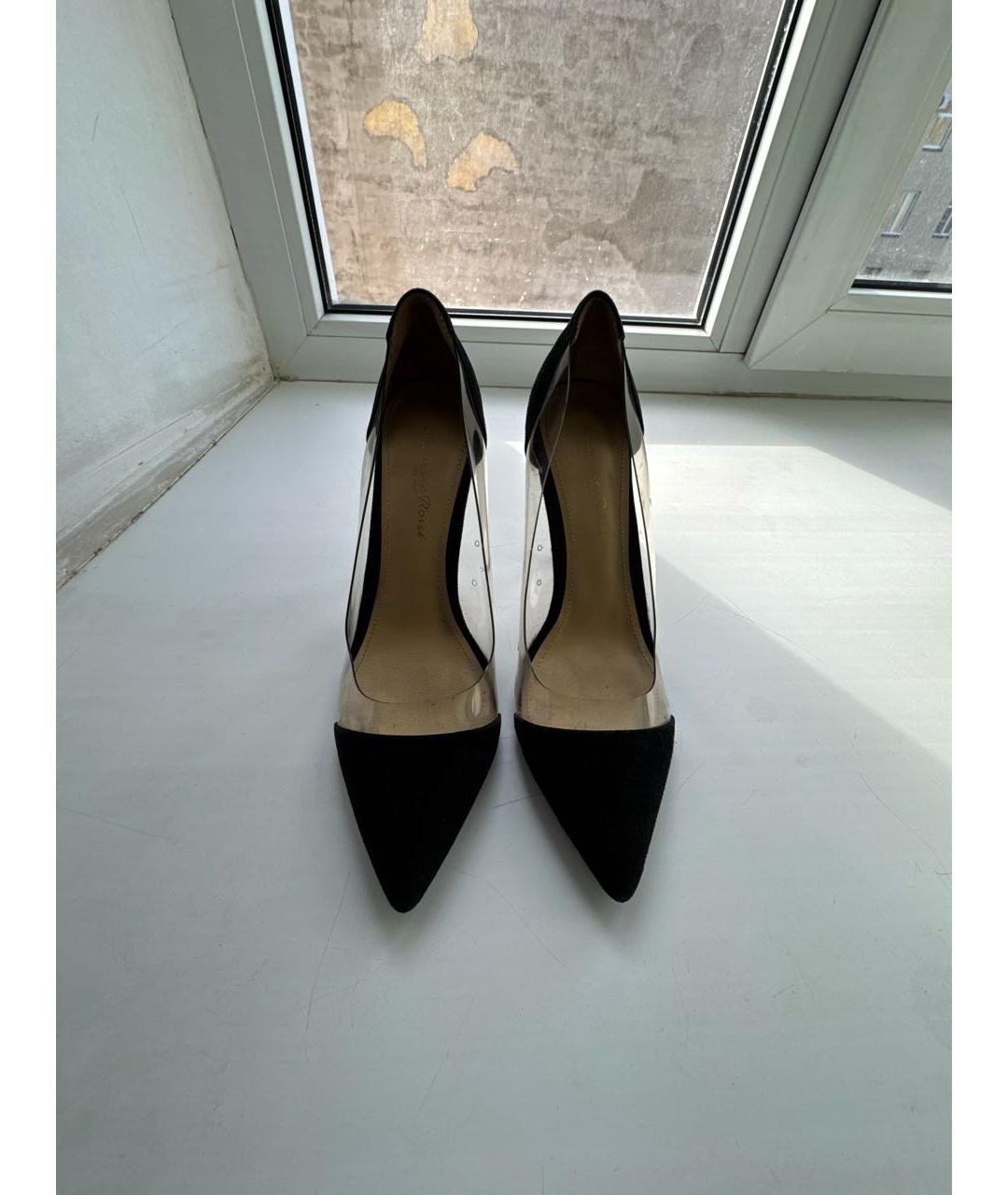 GIANVITO ROSSI Черные замшевые туфли, фото 2