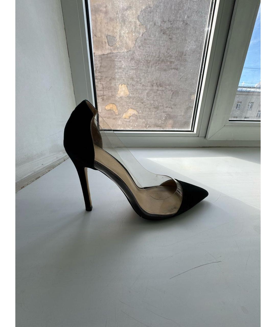 GIANVITO ROSSI Черные замшевые туфли, фото 5