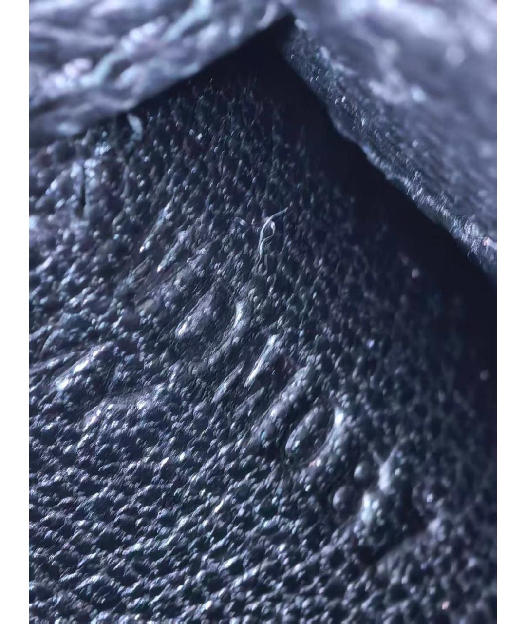 HERMES Черная кожаная сумка с короткими ручками, фото 8