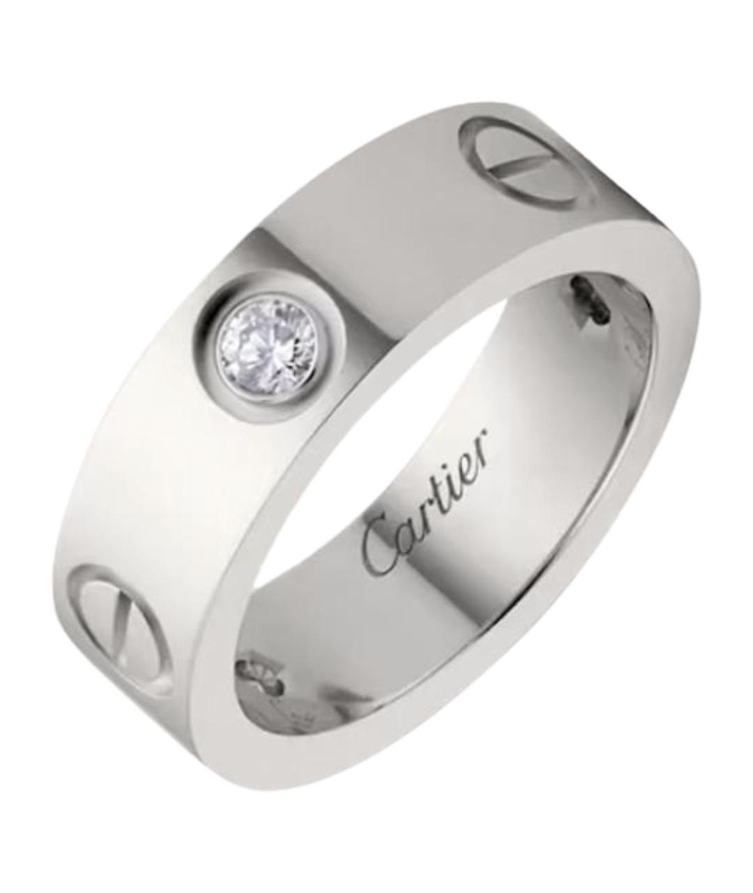 CARTIER Серебряное кольцо из белого золота, фото 1