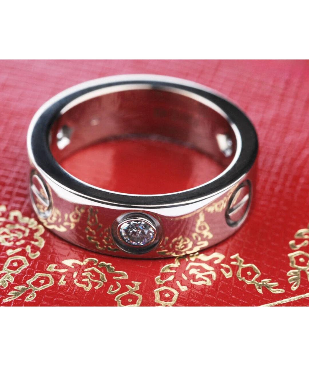 CARTIER Серебряное кольцо из белого золота, фото 2