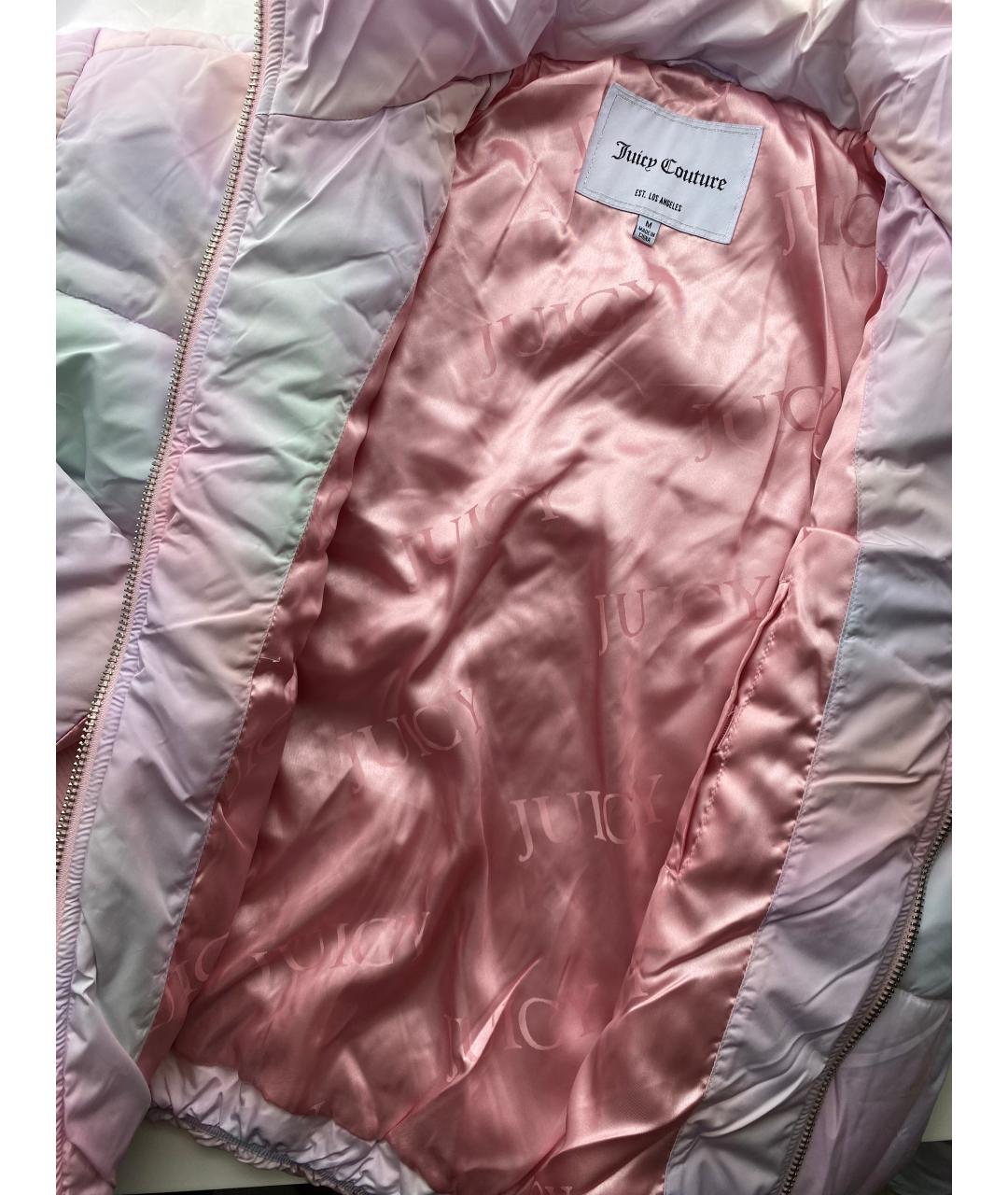 JUICY COUTURE Мульти полиэстеровый пуховик, фото 4