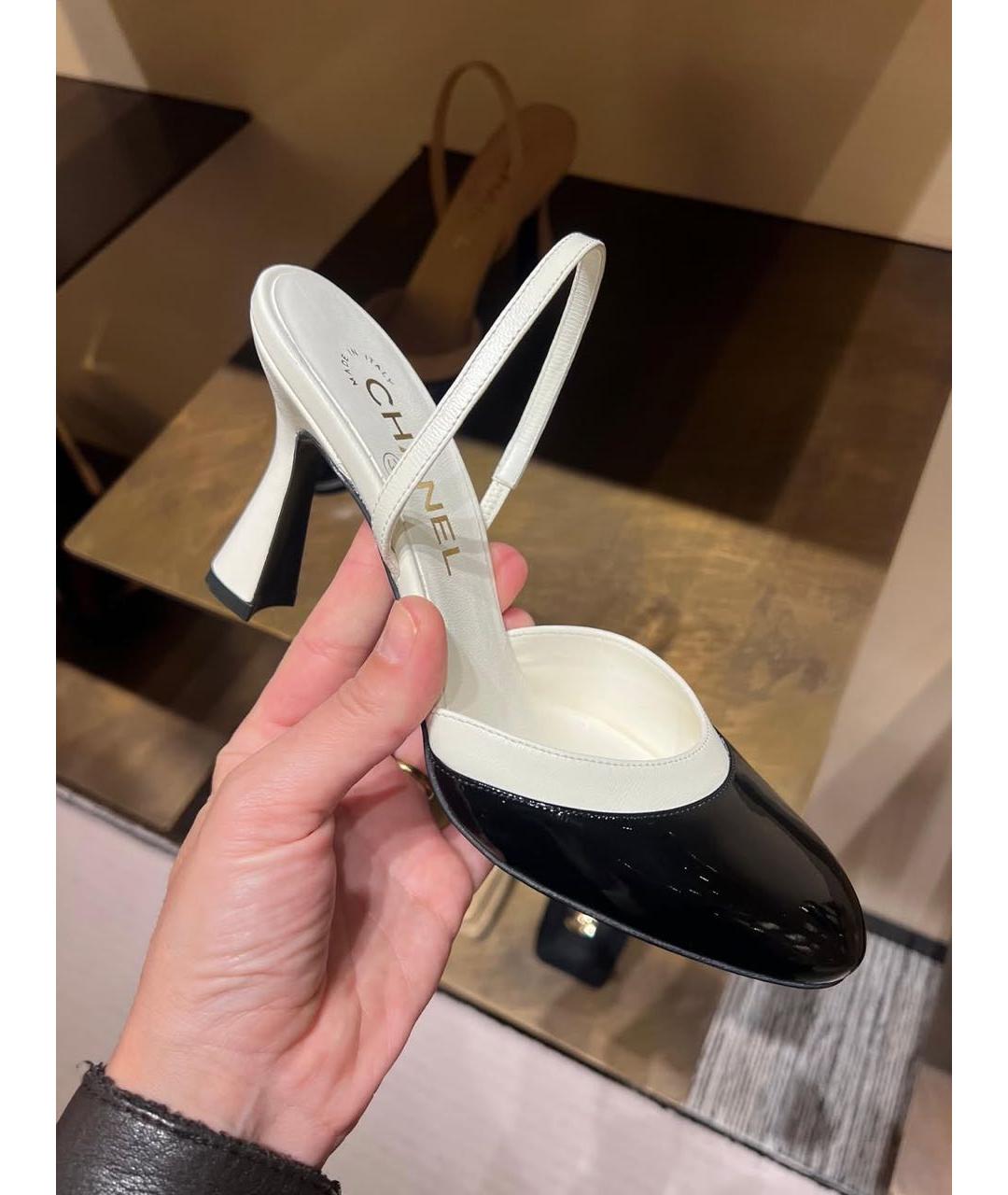 CHANEL Мульти туфли из лакированной кожи, фото 3