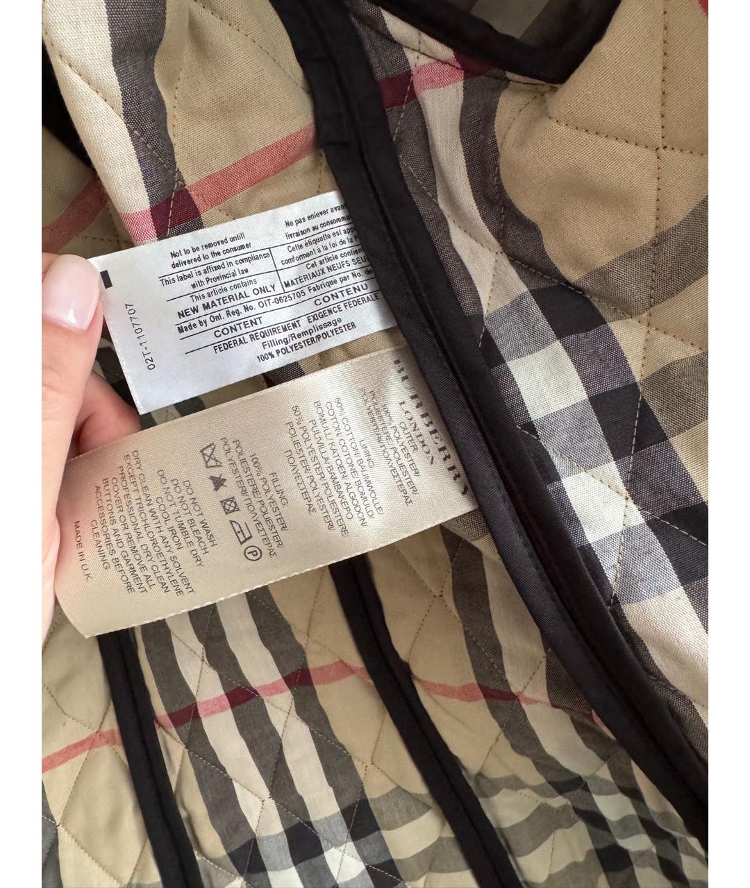 BURBERRY Черная куртка, фото 4