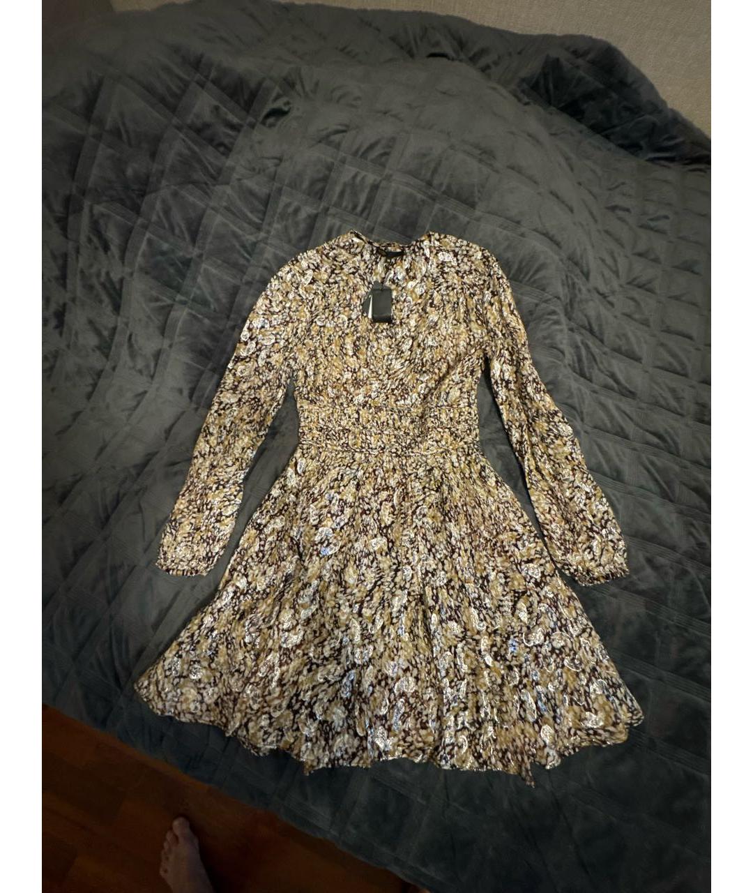 MAJE Мульти вискозное повседневное платье, фото 5